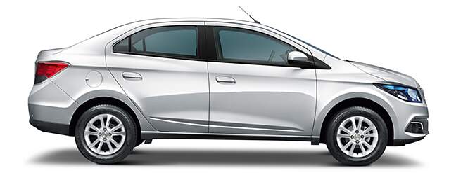O sedã compacto Chevrolet Prisma iria de 45.190 reais para 20.425 reais. (Foto: Reprodução) 