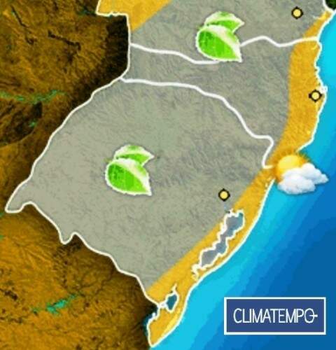 O tempo fica mais firme e sem previsão de chuva até a próxima segunda-feira (13). (Foto: Arte/Climatempo/Divulgação)