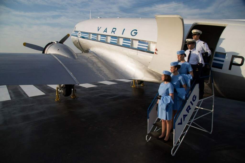 Boas recordações: o avião Douglas DC-3, estrela da aviação até a década de 1970, pode ser visitado no Boulevard Laçador. (Foto: Roberto Furtado/ Divulgação)