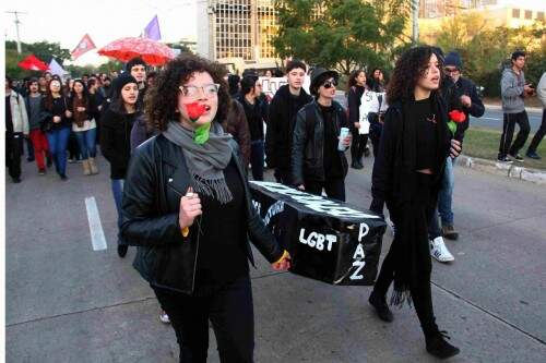Grupo protestou em Porto Alegre. (foto: Jackson Ciceri/ o Sul)