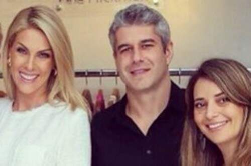 Ana Hickmann com os cunhados. (Foto: Reprodução)