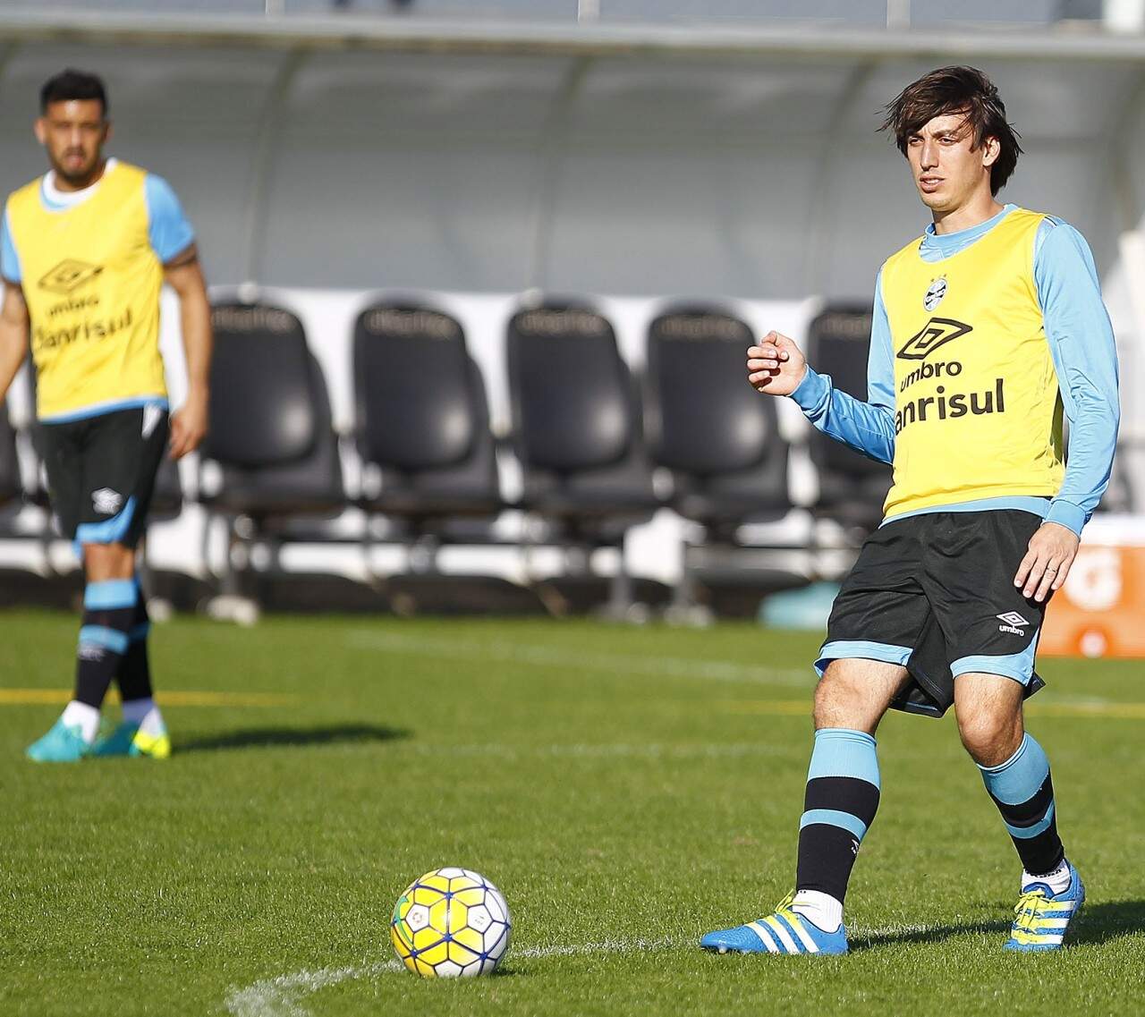 Pedro Geromel vai formar a defesa com Fred diante do Sport. (Foto: Lucas Uebel/Grêmio)