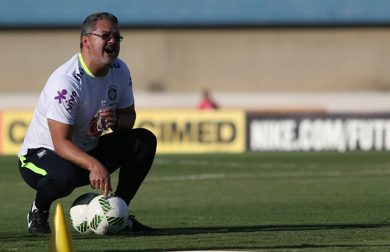 Rogério Micale é o treinador da equipe olímpica do Brasil. (Foto: Lucas Figueiredo/MowaPress)