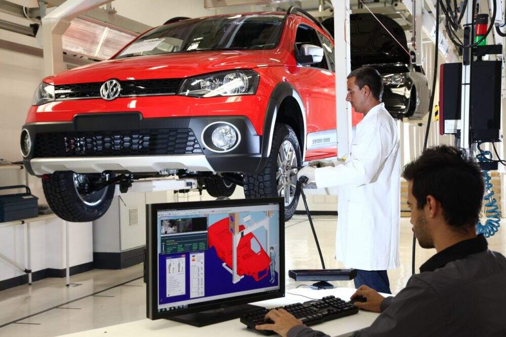 Fábrica da Volkswagen no Brasil