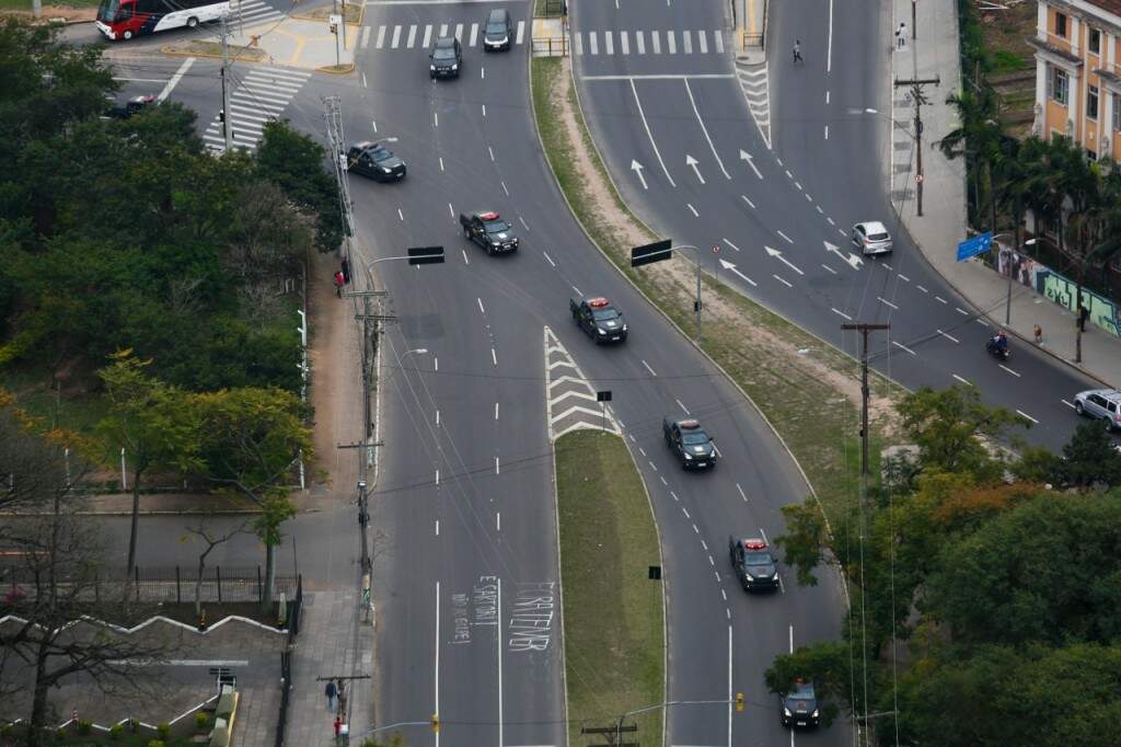 Força Nacional de Segurança em Porto Alegre. (Foto: Daniela Barcellos/Palácio Piratini)