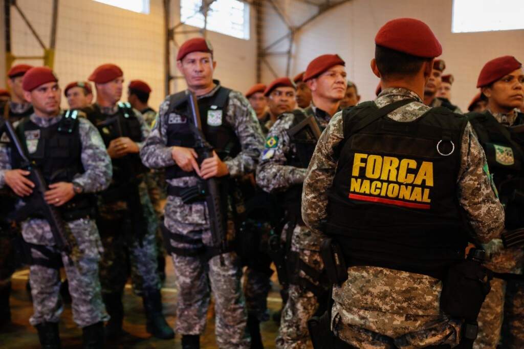 Força Nacional de Segurança em Porto Alegre. (Foto: Daniela Barcellos/Palácio Piratini)
