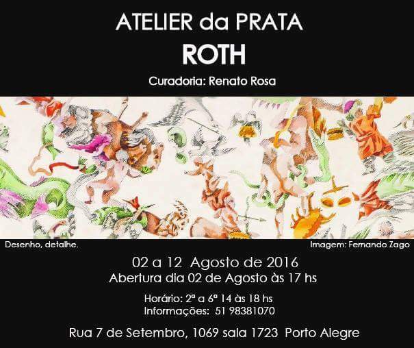Roth é homenageado com mostra de seus trabalhos no Atelier da Prata. (Foto: Divulgação)