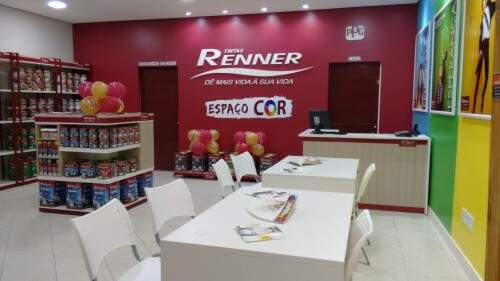 Tintas Renner loja conceito