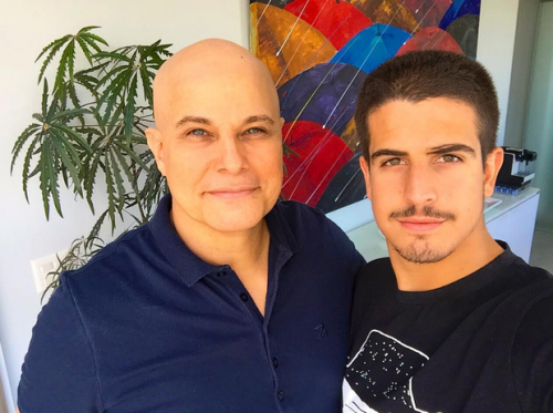 Edson Celulari com o filho, Enzo. (Foto: Reprodução/Instagram)