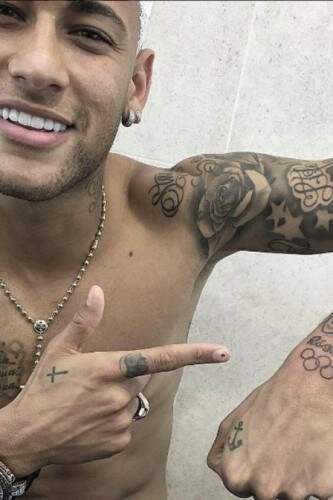 Craque Neymar gravou a "Rio-2016" para sempre em seu corpo. (Foto: Reprodução)