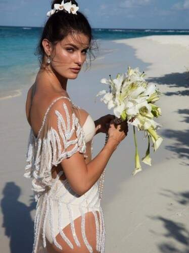 A noiva Isabeli Fontana (foto: reprodução)