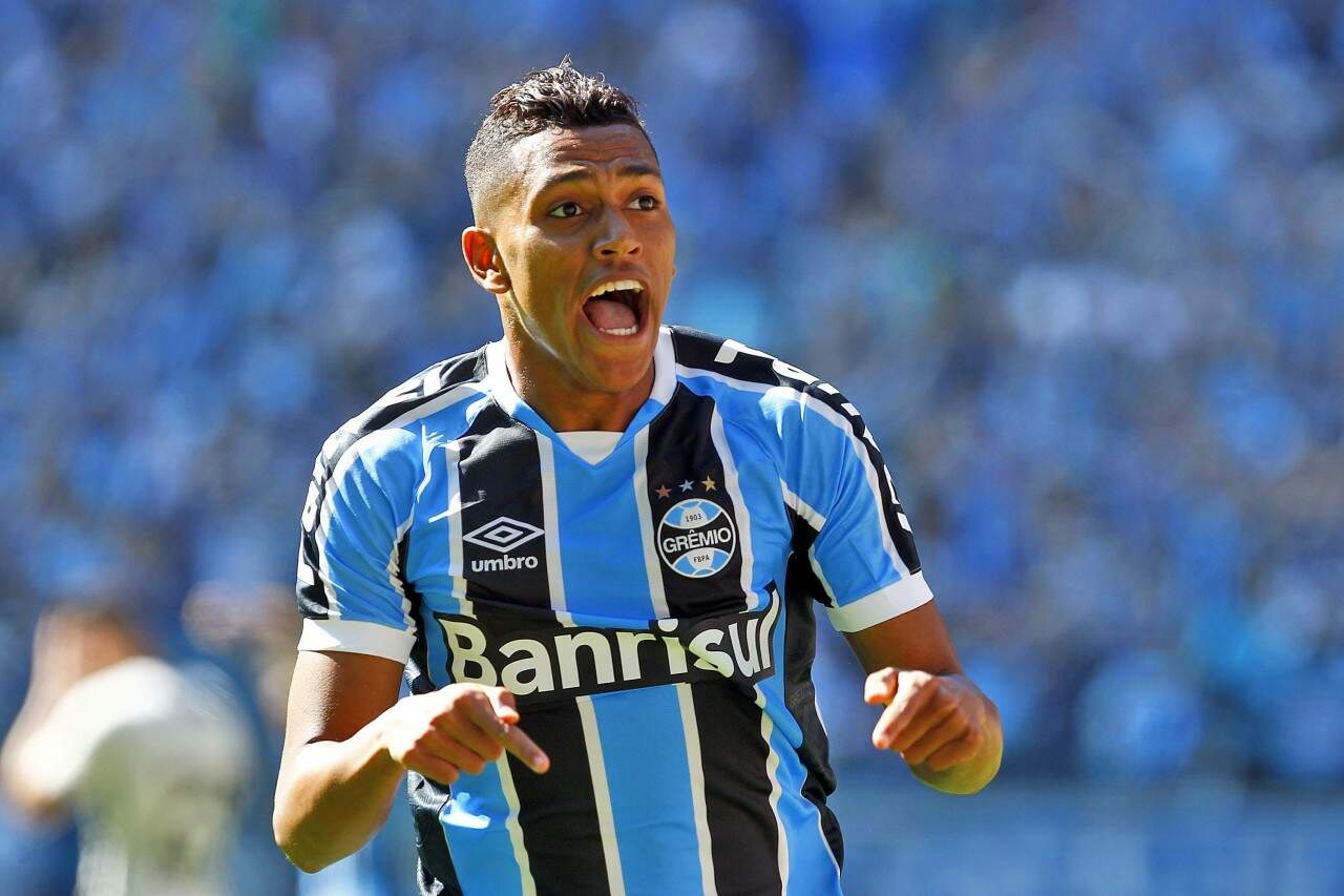 Pedro Rocha marcou o primeiro gol gremista neste domingo. (Foto: Rodrigo Rodrigues/Grêmio)