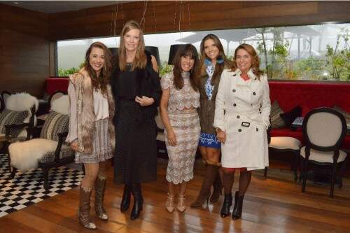 Manoela Pinheiro Machado, Betina Albuquerque, Lais Helena Tarasconi, Marja Zaluski e Beatriz Zamprogna Zaluski. (Foto: Liane Neves/divulgação)