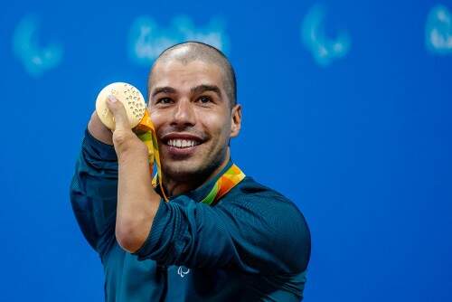 Daniel Dias, da natação, foi o grande destaque do Time Brasil, conquistando medalhas em todas as provas que disputou. (Foto: Gabriel Heusi/Reprodução)