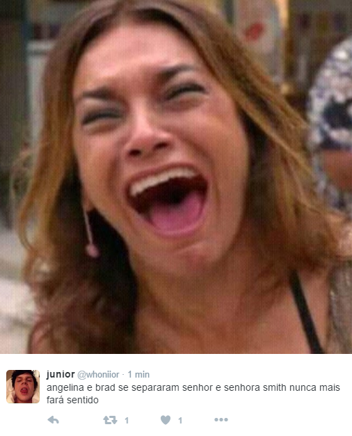 Separação de Brad Pitt e Angelina Jolie movimentam as redes (Foto: Reprodução/Twitter)