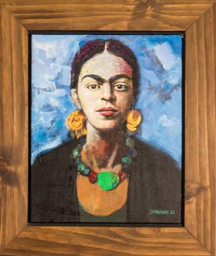 Retrato de Frida Kahlo feito por Antônio Soriano (foto: divulgação)