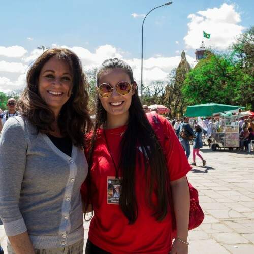 Antonela Vieira e Julia Desimon. (Foto: Pedro Antonio Heinrich/especial)