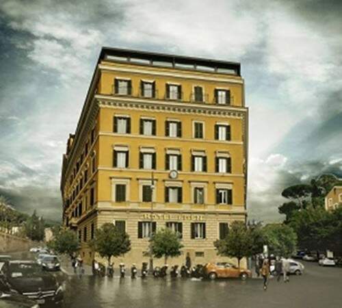 Renovação do Hotel Eden, em Roma, começou em novembro do ano passado. (Foto: Divulgação)