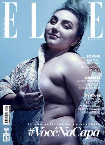 Ela já posou nua para a Elle. Foto: Reprodução)