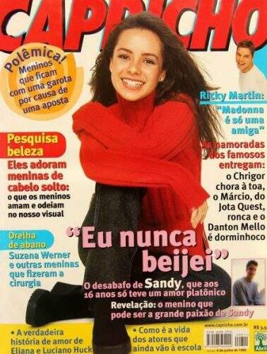 Capa da edição da Capricho de 1999. (Foto: Reprodução)