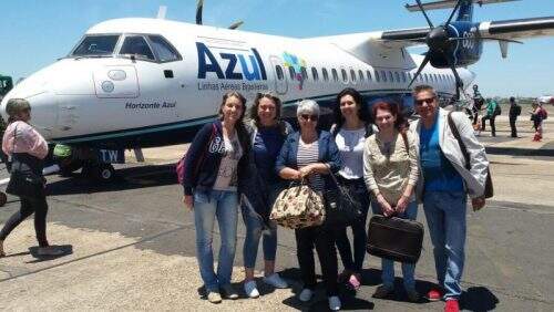 Valéria Schiavon (Azul Viagens), Aline Viezzer (Jornal de Gramado), Ivete Rodrigues (Revista Fashio/SC), Gabriela da Silva (Grupo Sinos), Clarice Ledur (Jornal O Sul), Alejandro Malo (Ministério de Turismo do Uruguay).