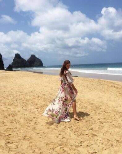 Marina Ruy Barbosa já aproveita Fernando de Noronha. (Foto: reprodução/instagram)