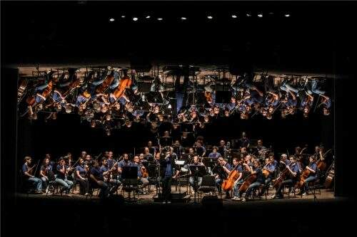 A Orquestra Petrobras Sinfônica apresenta uma releitura do álbum “Ventura”, da banda Los Hermanos, no Auditório Araújo Vianna nesta quinta-feira. (Foto: Laís Moss/divulgação)