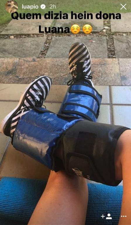 Detalhes da ginástica (Foto: Reprodução/Instagram)