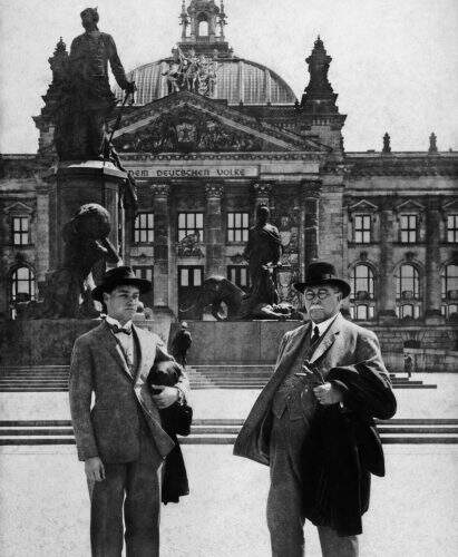 Bruno Alfredo e Carlos Foernges em Berlim, 1922