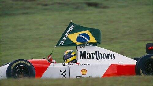 Morte do brasileiro em 1994 foi lembrada pelo mundo do automobilismo (Foto: Reprodução)
