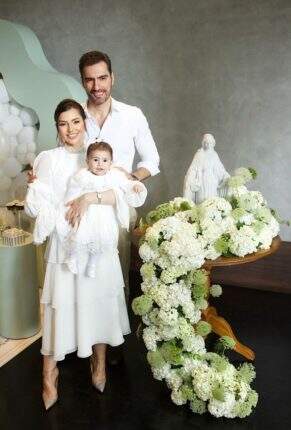 Paula Feijó, Luiz Felipe e Maria Vitória Kircher