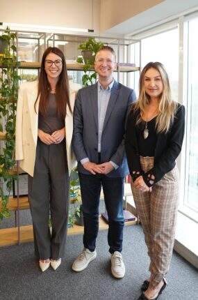 Indiara Dias da Costa, Beto Fantinel e Glenda Passuello