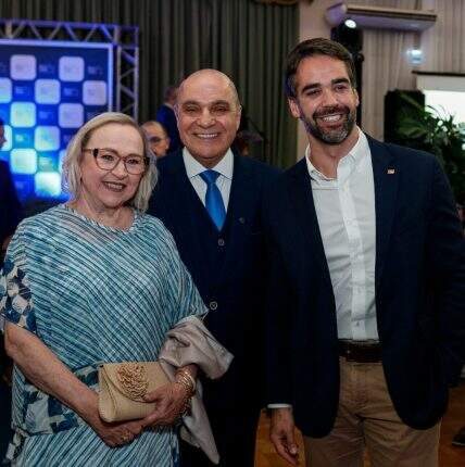 Arita Bergmann, Angelo Ortiz e Eduardo Leite