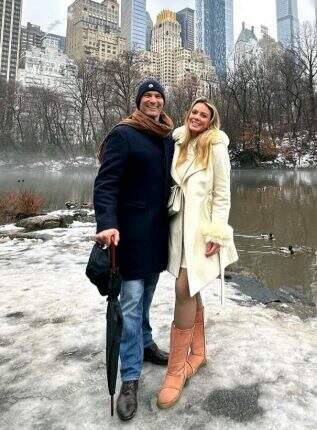 Nova York: Leonardo Lamachia e Marcelle Ceolin