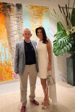 Alexandre Grendene e Nora Teixeira