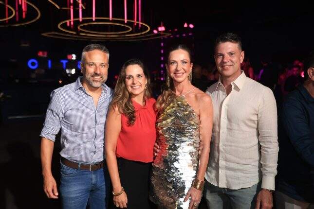 Eduardo Silva, Juliane Tomazelli, Tiana Burmann e Fernando Bastos