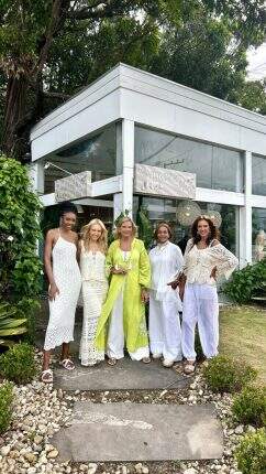Fernanda Brito, Luísa Tagliapietra, Betina, Roseane Peixoto e Anamaria Trois