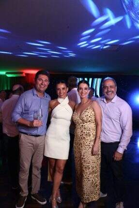 Jerônimo, Aline, Paola e Ricardo Gomes