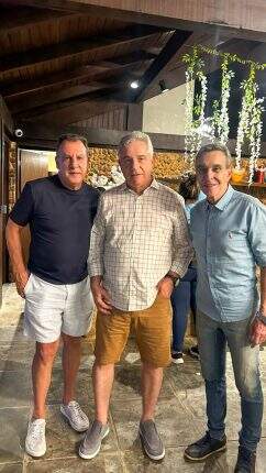 Carlos Rodrigues Junior, Luiz Fernando Zachia e Cadu Oliveira