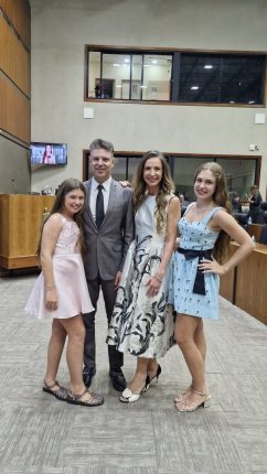 Livia Burmann, Fernando Bastos, Tiana e Martina Burmann