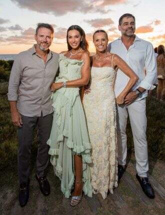 Pedro e Claudia Bartelle com Cynthia Requena e José Luiz Krupp