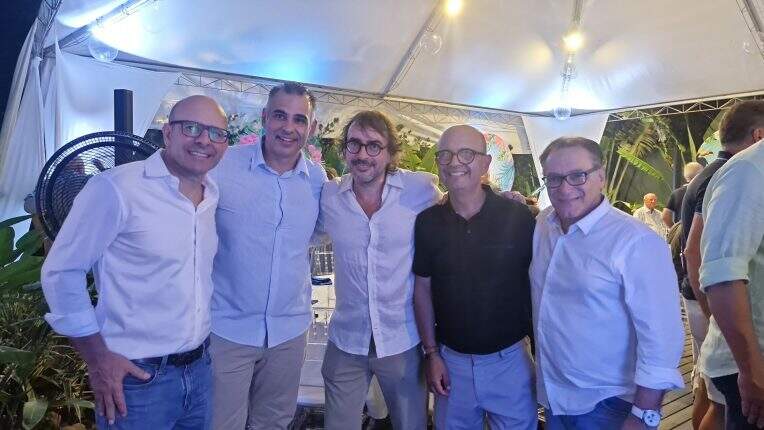 Roberto Coimbra, Thiago Ribeiro, Fabio Bernardes, Fabinho Vargas e Jorge Krug