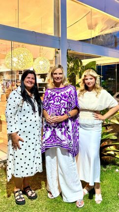 Vaneide Pereira, Betina Sperb Albuquerque e Bruna Moreira