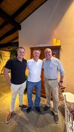 Willian Iribarren, Ramon Fernandez e Marcelo Della Giustina