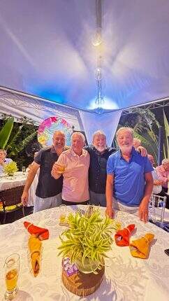 Marcelo Rechden, Luiz Carlos Borille, Arles Oliveira e Sérgio Bauermann