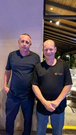 Fabiano ghisi e Amilton Cesar de Oliveira Machado