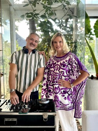 Dj Ig Olliver e Betina Sperb Albuquerque