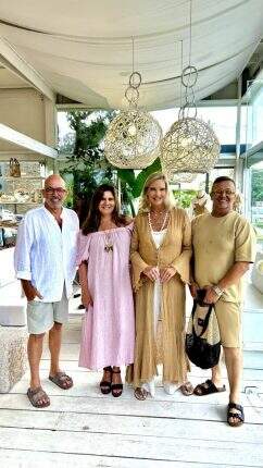 Victor Raskin, Ana Cristina Agostini, Betina Sperb Albuquerque e Flávio Mansur