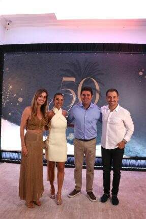 Paula Athanasio, Aline, Jerônimo e Fabiano Dallazen