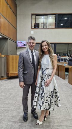 Fernando Bastos e Tiana Burmann